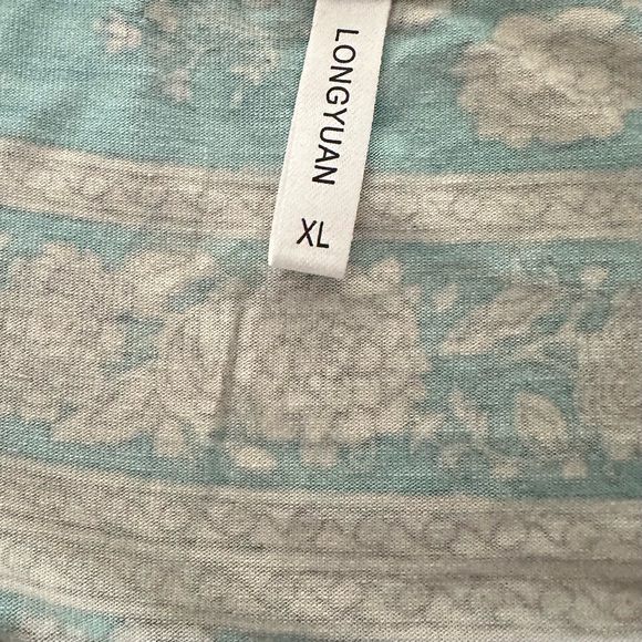 NWOT! LONGYUAN BOHEMIAN SLEEVELESS SHIRT - Picture 8 of 8